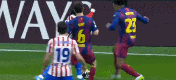 巴萨10人作战客场险胜马竞 总比分2-3无缘欧冠四