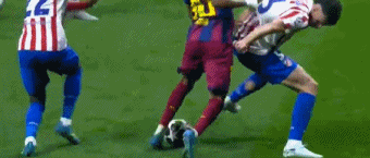 巴萨10人作战客场险胜马竞 总比分2-3无缘欧冠四